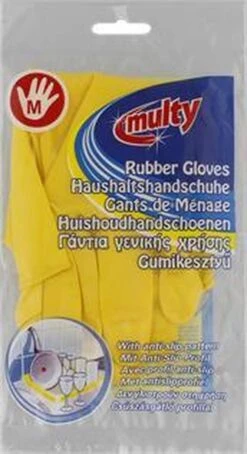 Multy Luxe Huishoudhandschoenen Maat M - Natuurlatex Met Katoenen Vlokvoering - Anti Slip - Rubberen Handschoenen - Waterdicht - Natuurlijk Latex - Maat M 12 Multy Luxe Huishoudhandschoenen Maat M - Natuurlatex Met Katoenen Vlokvoering - Anti Slip - Rubberen Handschoenen - Waterdicht - Natuurlijk Latex - Maat M -Huishoudelijke Winkel 653x1200