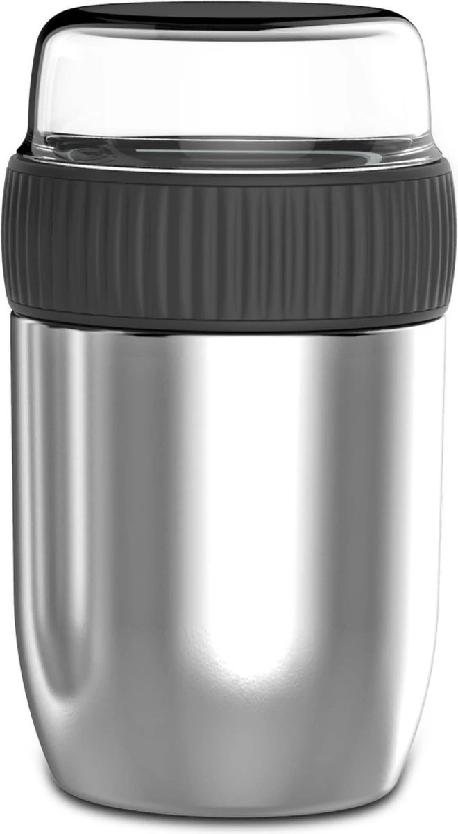 Coninx Thermos Lunchbox - Muesli Beker To Go - Isoleer Lunchpot - Yoghurtbeker To Go - Mueslibeker 840ml (600ml+240ml) - RVS 11 Coninx Thermos Lunchbox - Muesli Beker To Go - Isoleer Lunchpot - Yoghurtbeker To Go - Mueslibeker 840ml (600ml+240ml) - RVS - Afbeelding 9