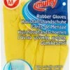 Multy Luxe Huishoudhandschoenen Maat M - Natuurlatex Met Katoenen Vlokvoering - Anti Slip - Rubberen Handschoenen - Waterdicht - Natuurlijk Latex - Maat M -Huishoudelijke Winkel 685x1200