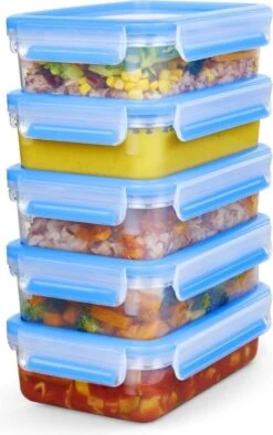 Tefal MasterSeal Fresh Mealprep Set - 5 X 800ml - Blauw -Huishoudelijke Winkel 752x1200