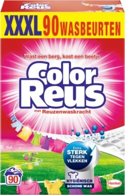 Color Reus Waspoeder Wasmiddel - Voordeelverpakking - 90 Wasbeurten -Huishoudelijke Winkel 765x1200