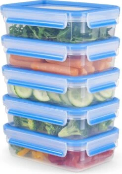 Tefal MasterSeal Fresh Mealprep Set - 5 X 800ml - Blauw -Huishoudelijke Winkel 842x1200 1
