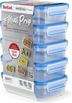 Tefal MasterSeal Fresh Mealprep Set - 5 X 800ml - Blauw -Huishoudelijke Winkel 849x1200 4
