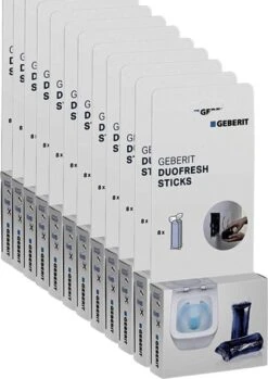 Geberit DuoFresh Sticks - 96 Stuks - Voordeelverpakking - Toilet/WC Blokjes Inbouwreservoir -Huishoudelijke Winkel 850x1200