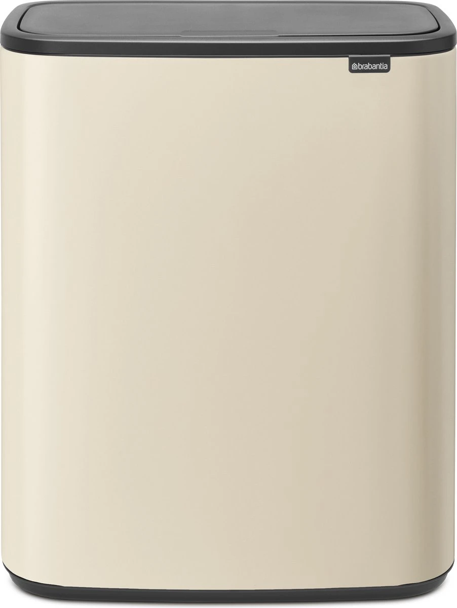 Brabantia Bo Touch Bin Prullenbak - 2 X 30 L - Soft Beige 3 Brabantia Bo Touch Bin Prullenbak - 2 X 30 L - Soft Beige