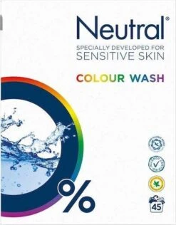 Neutral Kleur Waspoeder - 45 Wasbeurten -Huishoudelijke Winkel 938x1200