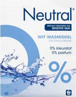Neutral 0% Wit Parfumvrij Waspoeder - 45 Wasbeurten - Wasmiddel -Huishoudelijke Winkel 945x1200