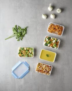 Tefal MasterSeal Fresh Mealprep Set - 5 X 800ml - Blauw -Huishoudelijke Winkel 950x1200