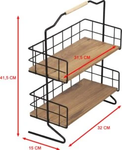 Metalen Keuken Etagere 2 Laags Van Naturn Living | Keuken Opbergrek | Kruidenpotjes Rek | Kruiden Organizer | Keuken Rek Specerijen | Mat Zwart 18 Metalen Keuken Etagere 2 Laags Van Naturn Living | Keuken Opbergrek | Kruidenpotjes Rek | Kruiden Organizer | Keuken Rek Specerijen | Mat Zwart -Huishoudelijke Winkel 971x1200
