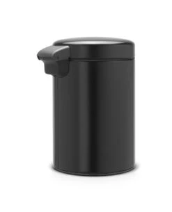 Brabantia NewIcon Wandprullenbak - 3 L - Matt Black -Huishoudelijke Winkel 973x1200 1