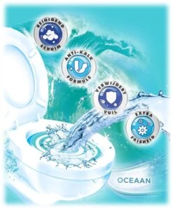 Witte Reus Toiletreiniger - Kracht Actief Gel Oceaan - Voordeelverpakking 10 X 700ml -Huishoudelijke Winkel 996x1200